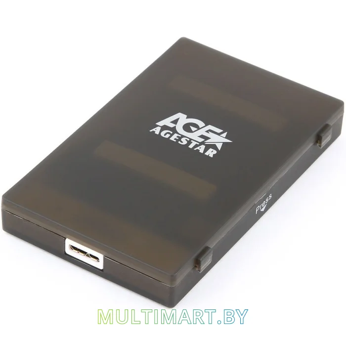 Бокс для жесткого диска AgeStar 3UBCP1-6G (черный)